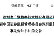事业腾飞顶格重罚！*ST广道实控人被终身市场禁入